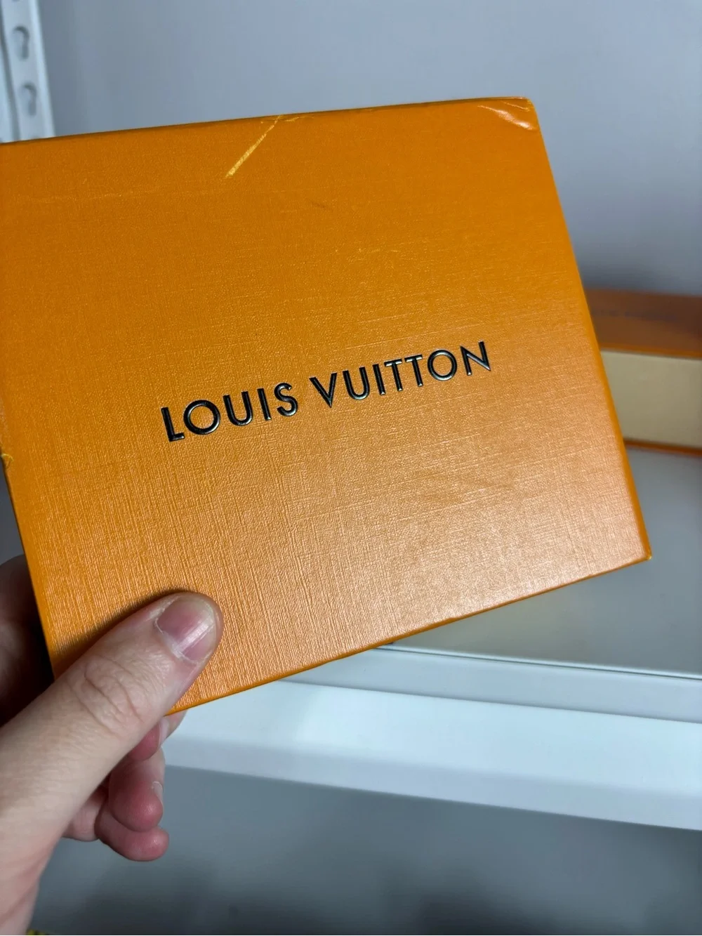 9 Luggage Boxes on Shelf